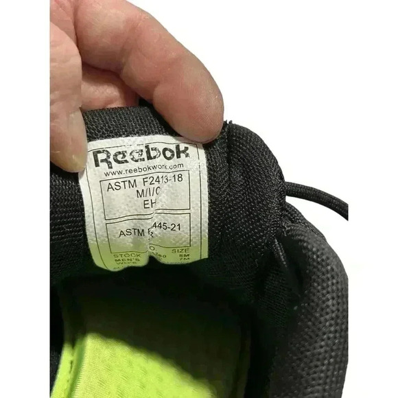 Reebok Women’s Nano X1 Adventure Work Black Safety Sneakers Composite Toe 7M NIB - Picture 9 of 12